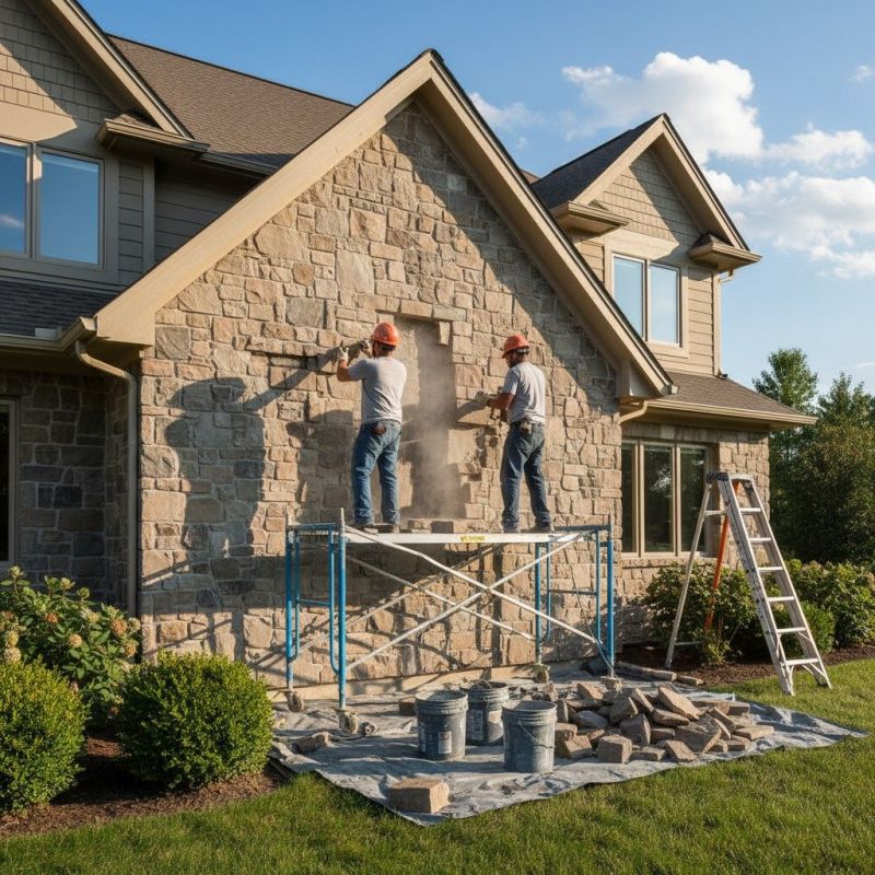 Stone Siding Repair
